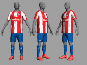 atletico madrid 21-22 3D 모델