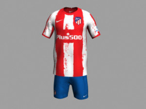 atletico madrid 21-22 3D 모델