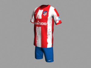 atletico madrid 21-22 3D 모델