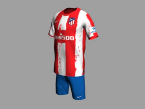 atletico madrid 21-22 3D Model
