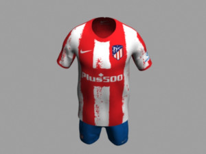 atletico madrid 21-22 3D 모델