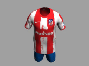 atletico madrid 21-22 3D Model