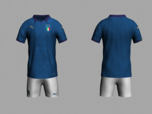 italy home jersey 2021 3Dモデル