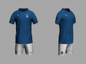 italy home jersey 2021 3D 模型