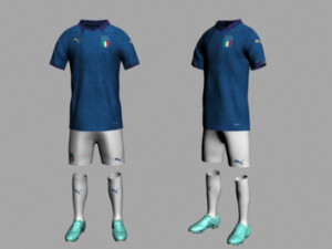 italy home jersey 2021 3D 模型