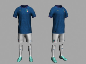 italy home jersey 2021 3D 模型