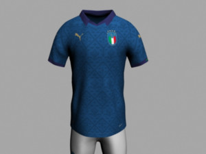 italy home jersey 2021 3D 模型