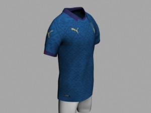 italy home jersey 2021 3D 模型