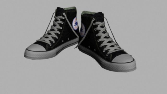 Converse 3d model free cheap