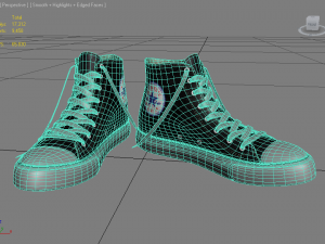 converse chuck taylor 3D in 3DExport