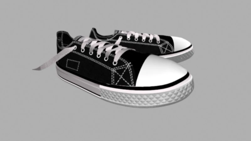 converse fragment 3D Model .c4d .max .obj .3ds .fbx .stl .blend 