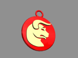 taurus pendant Model 3D