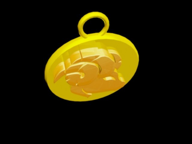 aries pendant Modelo 3D .c4d .max .obj .3ds .fbx .stl .blend 