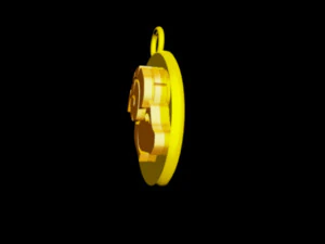 aries pendant 3D Model