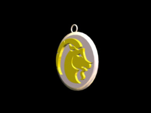 capricorn pendant Modelo 3D