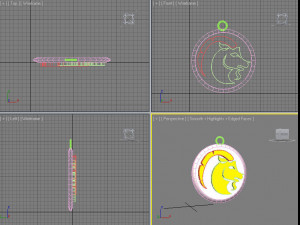 capricorn pendant Modelo 3D
