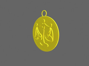 libra pendant Modelo 3D