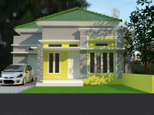 modern living residence 3D Model