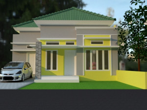 modern living residence 3D Model