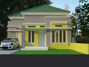 modern living residence 3D Model