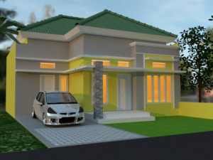modern living residence 3D Model