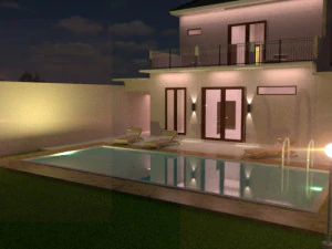 Vila Modern Model 3D