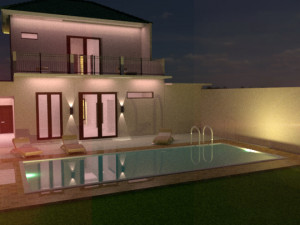 Modern Villa 3D-Modell