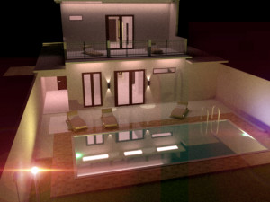 Modern Villa 3D-Modell
