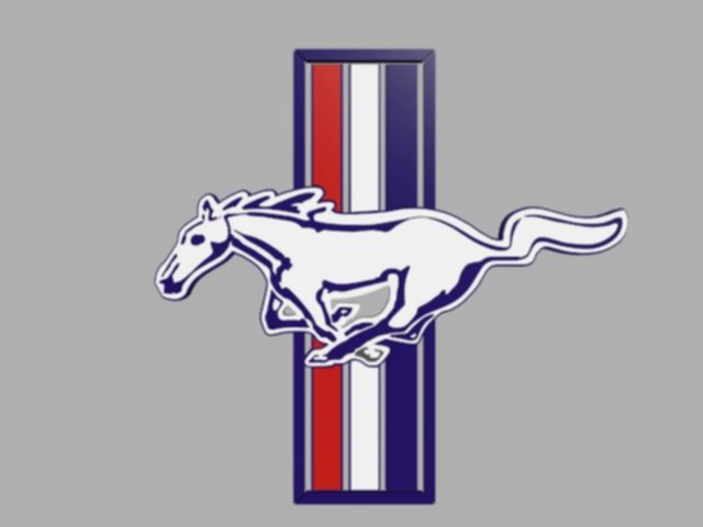 Mustang Emblem 3D Model .c4d .max .obj .3ds .fbx .stl .blend 
