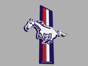 Mustang Emblem 3D Model