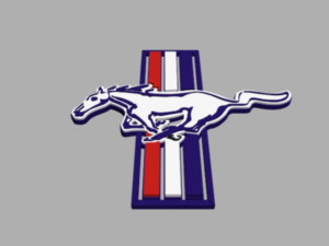 Mustang Emblem Model 3D