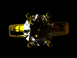 Diamond Ring 3D Model
