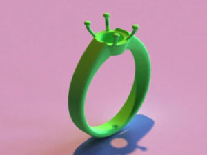 Diamond Ring 3D Model