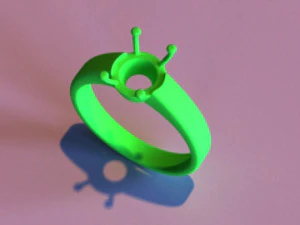 Diamond Ring 3D Model