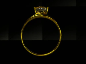 Anel de diamante 2 Modelo 3D