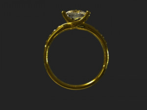 Diamond Ring 3 Modelo 3D