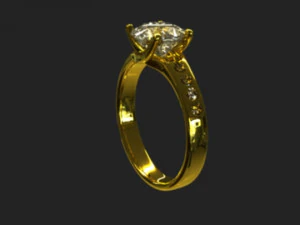 Diamond Ring 3 3D Model