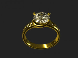 Diamond Ring 3 Modelo 3D
