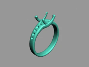 Diamond Ring 3 3D Model