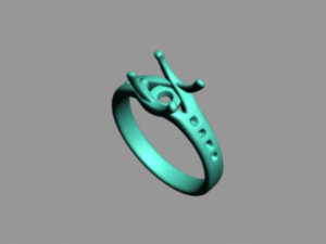 Diamond Ring 3 Modelo 3D