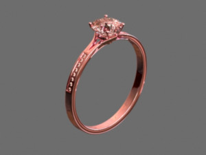 Engagement Ring 3D Model