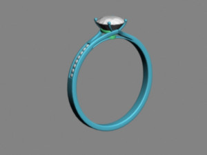 Engagement Ring 3Dモデル