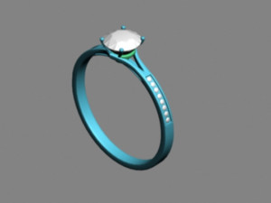 Engagement Ring 3Dモデル