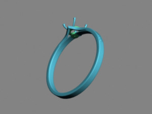 Engagement Ring 3Dモデル