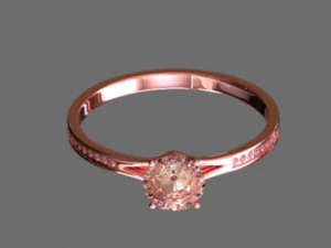 Cincin Pertunangan Model 3D