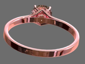 Cincin Pertunangan Model 3D