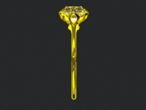 Solitaire Ring 3D Модель