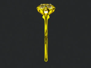 Solitaire Ring 3D Model