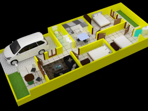 House Plan 3D Model