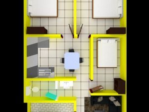 House Plan Modèle 3D